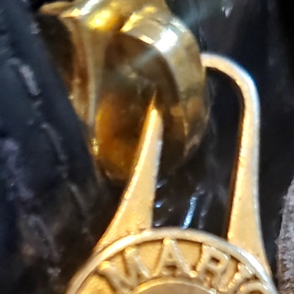 Valentino Black Crossbody Bag with Gold Logo and Textured Material - Picture 5 of 7